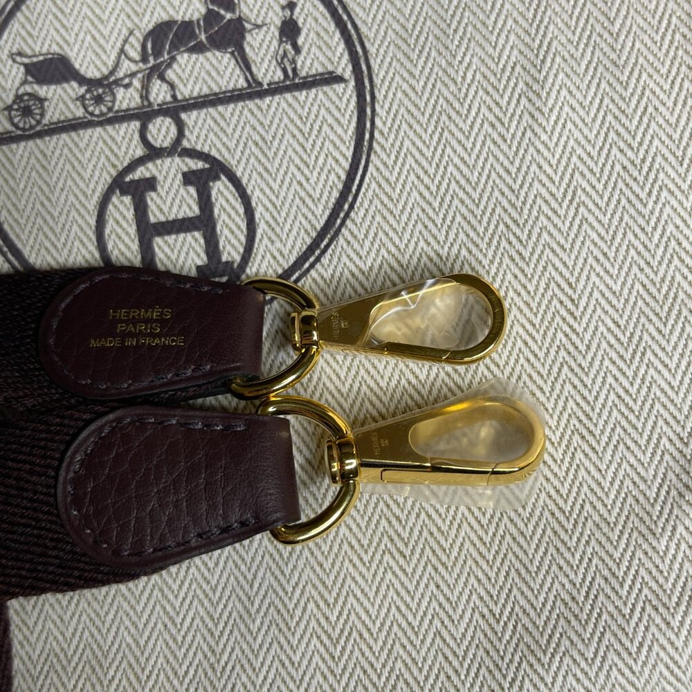 2023 New Hermes Taurillon Clemence Amazone Evelyne TPM 16 Rouge Sellier Gold HW - Picture 5 of 9